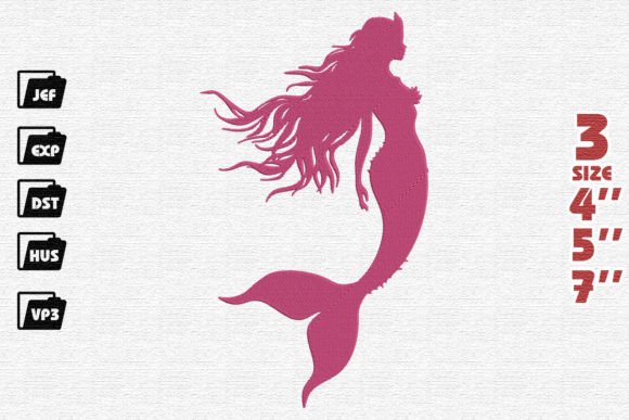 Beautiful Mermaid: A Boutique Sweatshirt Embroidery Review
