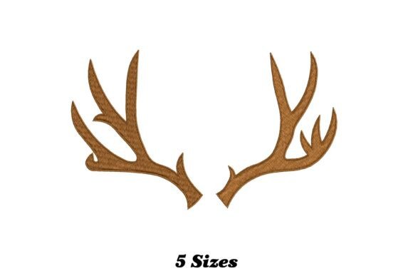 Buck Antlers: A Whimsical Woodland Embroidery Design Worth Your Booth Space
