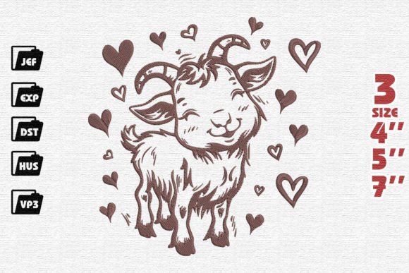 Cute Chibi Goat: A Seasonal Embroidery Review