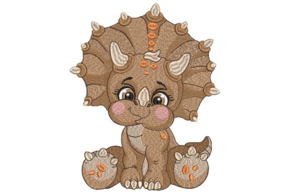 Cute Triceratops Baby Dinosaur