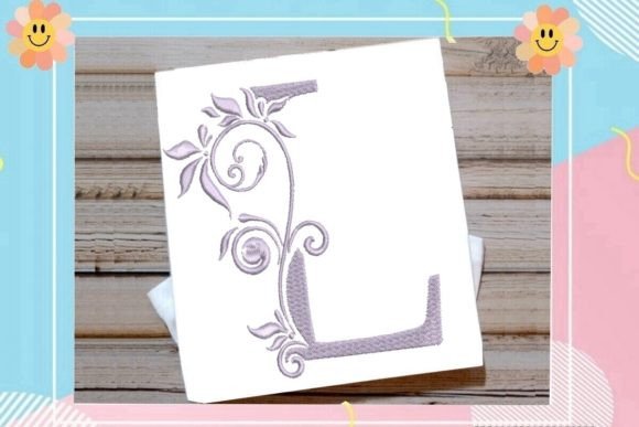L Beautiful Monogram Letter