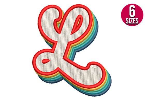 Retro Alphabet Letter L