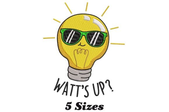 Watts Up Funny Light Bulb