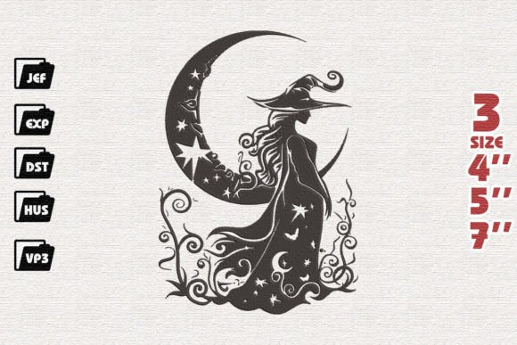 Witch Moon Silhouette